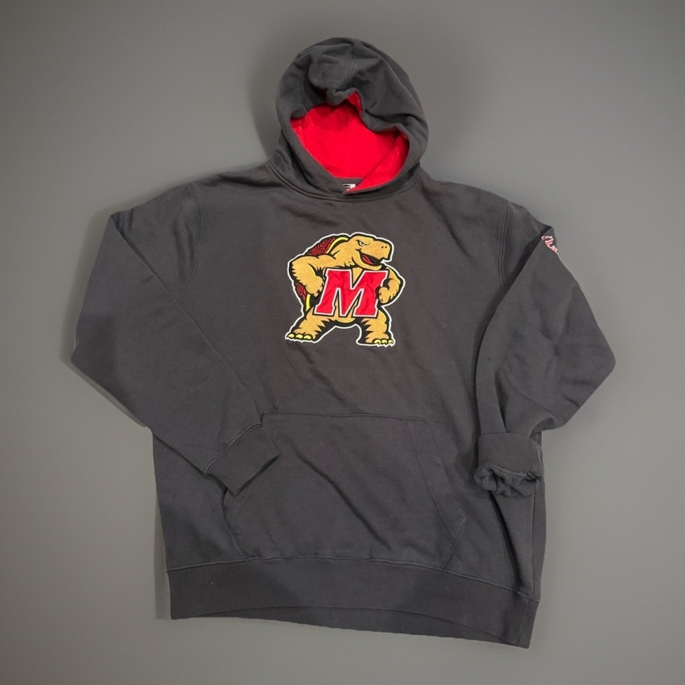 MARYLAND TERRAPINS Pullover Hoodie Youth XL (20) Stadium Athletics Sweatshirt